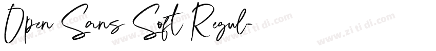 Open Sans Soft Regul字体转换 Open Sans Soft Regul字体转换
